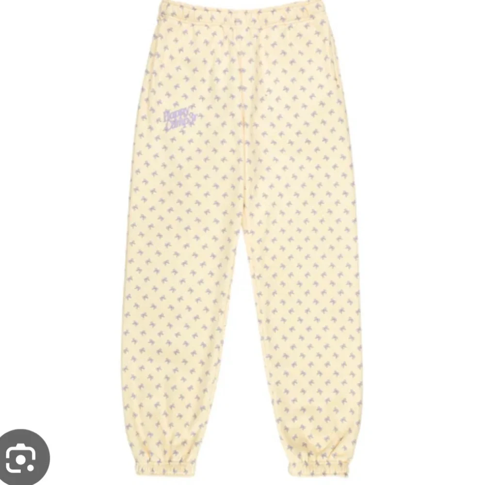 the happy camper yellow gingham lavender bows sweat set - Picture 4 of 6